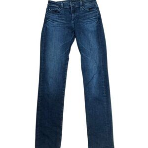 AG Prima Ankle Cigarette Leg Dark Wash Jeans 26x28 EUC